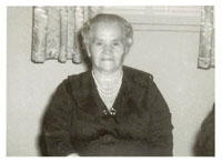 Amedea Angelini, Great Grandmother of Alexis Adie, 1963, at her 80th birthday